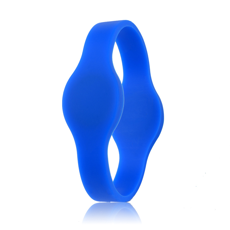RFID電子手環(huán)雙色硅膠腕帶NFC硅膠電子手環(huán)